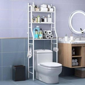 Over The Toilet Metal Storage 3-Tier Bathroom Organizer