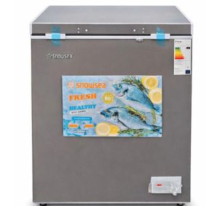 Snowsea 150 Ltrs Fast Cooling Chest Deep Freezer With Glass BD-208 Glass