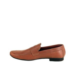Pgolden Signatures Formal Pure Leather Belt Shoe Brown