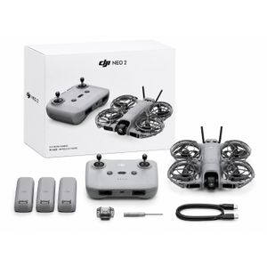 Professional DJI Neo 2 Fly More Combo Mini Camera Drone with Remote Controller, 4K Camera, Intelligent Flight Modes & Extra Batteries