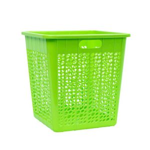 Sacvin 18L Lemon Green Square Waste Basket
