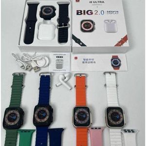 Genetic Fitness 2in1 Ultra Smartwatch With EarPod For Apple IOS Android