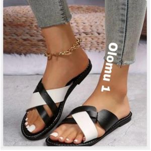 Fashion Fish Pure leather slipper for woman