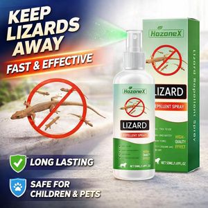ZERO SIDE EFFECT and ODOR Wall GECKO Repellent Ki11er Spray Natural Gecko Spray Powerful Pet Safe Reptile Repellent Oil Gecko Repellent Insect Repellant Gecko Ki11er