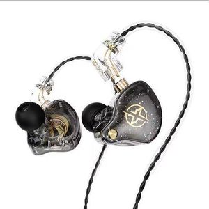 X2 Pro Stereo Monitor Earphones – Dual Dynamic HiFi Wired Headset with 3.5mm Detachable Cable, Ideal for Music, Sports, and Running (Black)