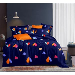 6ft by 6ft Duvet & Blanket With 4 Pillowcases - Bedding Set