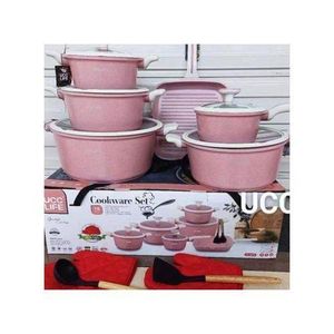 16-Pieces UCC Life Luxury Cookware Set