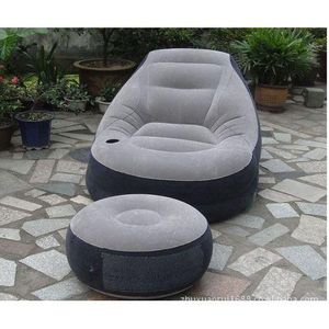 Intex Inflatable Ultra Lounge Chair With Footrest + Pump