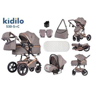 3in1Luxury Baby Stroller Foldable Newborn Infant CarSeat
