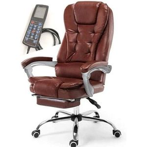 Modern Executive CEO Massage Chair With Footrest -BROWN