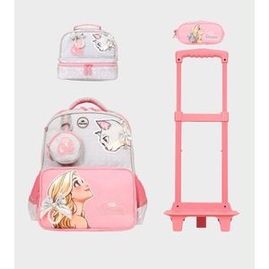 Glossy Bird Detachable Little princess 4-in-1 Trolley Set 