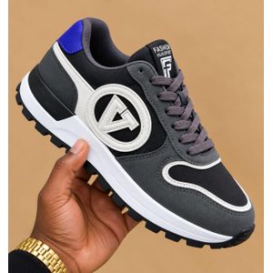 Huasport Men's  Black Casual Sneakers
