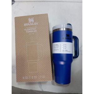 Stan Stanley Cup Quencher Flip Straw Stainless Steel - Mug Blue