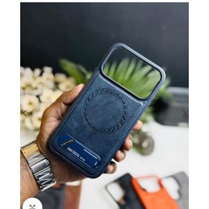 DDU Premium Leather Case With Magsafe And Kickstand Case Available for iPhone 17 pro max 