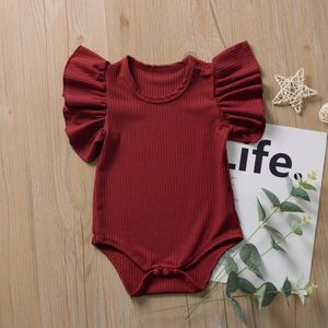  BABY GIRL BEAUTIFUL OUTING BODY SUIT  (6 MONTHS TO 1 YEAR)-WINE