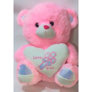 Pink Teddy Bear with heart