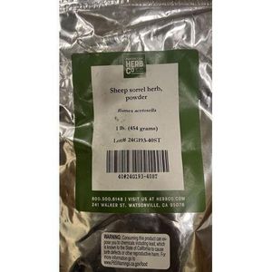 Monterey Club Sheep's Sorrel Herb Powder, Wild Crafted 454G 1LBS