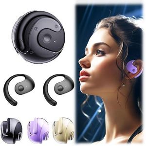 Samsung Galaxy Avant Garde T2 OWS Earpods – C-Bridge Design AI Earbuds with Active Noise Cancellation, Open-Ear, Open-Wear Stereo Bluetooth 5.3 Headset, USB-C Charging