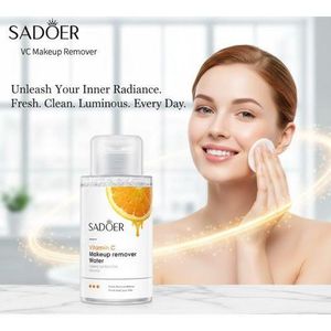 Makeup Remover Non-greasy Vitamin C Water remove Makeup & Impurities, Fragrance-Free, No Harsh Chemicals, Vegan & Cruelty-Free,Face Cleanser