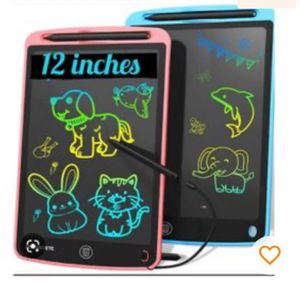 2Pcs 12 Inch LCD Writing Tablet Electronic Digital Drawing Boa