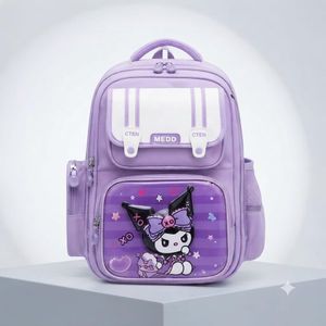Kids School Backpack - Waterproof Multi-Compartment Spine Protection Stock School Bag 