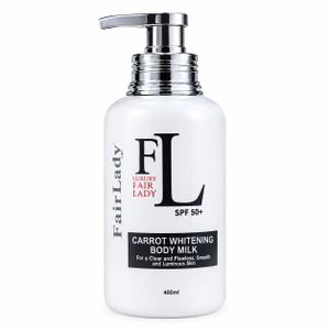 Fair Lady  Carrot Body Milk Lotion with SPF 50 Plus 400ml