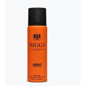 Perfume Riggs Hero Orange Deodorant Body Spray 250ml, NAFDAC NUMBER: A2-103942
