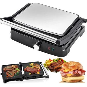 Crown Brand CROWN STAR SANDWICH SHAWARMA PANINI GRILL MC-SM7500(Great Quality)