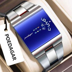 POEDAGAR Men's Quartz  Wristwatch Water Proof Wrist Watches For Men