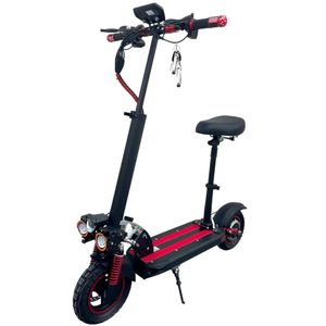 Scooter Electric 1000W Motor 48V10Ah Battery 35 to 45Km Range Max Speed 55KmpH 4 Suspension Led Lights &Digital Display E10