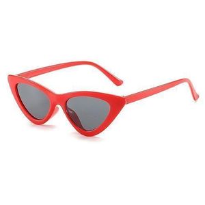 ONIBENZ Sexy Red Vintage Cat Eye Sunglasses