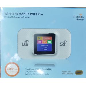  5G / 4G UNIVERSAL  MiFi  ,3000mah fast Data connection  TypeC port  wifi pro