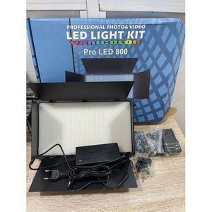 Led Lighting Led 800 Pro Light Kit With Tripod Stand And 2 BIG Batteries