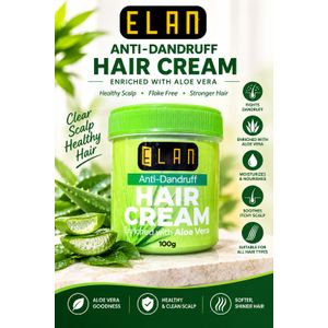 Elan Anti-Dandruff Hair Cream Enriched With Aloe Vera 