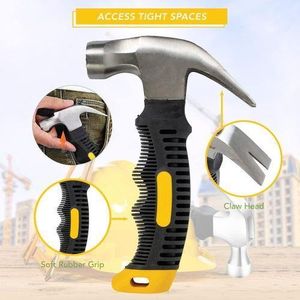 Claw Hammer, Short Handle Hammer, Good Grip Tough Hammer, Strong Hammer Head, Nail Hammer, Easy-to-Use Hand Tool, Premium Build, Heavy-Duty Multipurpose Hammer