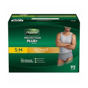 Depend Protection Plus Ultimate Underwear For Men 