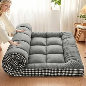 1pc Foldable Multifunctional Extra Thick Floor Mat 1.5*2M - Gray