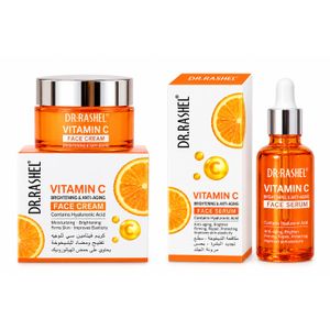 DR Rashel Vitamin C Face Cream & Face Serum – 2-Piece Skincare Set - NAFDAC NO: A2-101703 & A2-101704