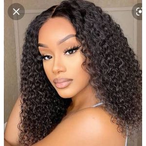Waterwave Curly Hair Wig With Closure Natural Colour