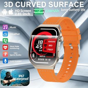 C49 Pro New Curved Screen Smart Watch 2.01'' AMOLED HD Touch Screen Bluetooth 5.3 Voice Call Men's Fitness Smart Watch Woman Hw12