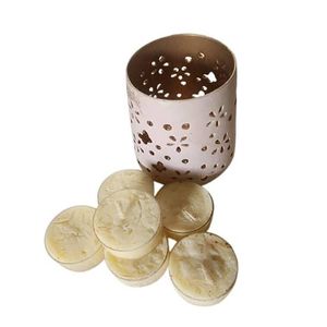 Metal Tealight holder with scented Tealight Candles 
