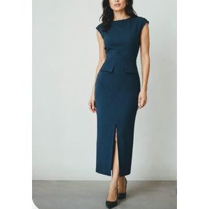 Women Unique quality women's elegant long dark green color dress 
