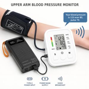 Electronic Blood Pressure Monitor BP Machine + Voice Function