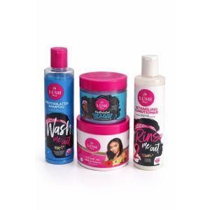 Lush  Shampoo, leaving in, rejuvenating 4 in 1 combo 