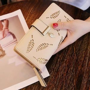 Women Ladies Wallet PU Leather Ladies Long Wallet Compact