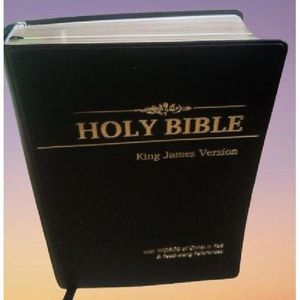 Holy Bible KJV Compact Reference,Easy to read,Concordance - Black Leather 
