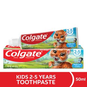 Colgate COLGATE 2-5 YEARS BUBBLE FRUIT 50ML x1