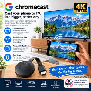 Wireless HDMI Display Dongle 1080P HD,  Phone to TV Screen Mirroring Adapter, Cast Phone, Tablet & Laptop to TV