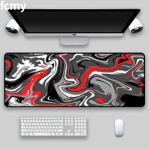 Xxl Mouse Pad Gamer Pc Gaming Accessories Mausepad Deskmat Black And White  Mousepad Mat Keyboard Cabinet Mause Laptops Large Pad