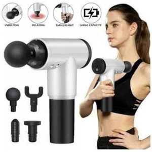 Massage Gun, Handheld Body Massager Gun, Deep Muscle Portable and Rechargeable Full Body Vibration Device for Pain Relieve,6 Step Speed